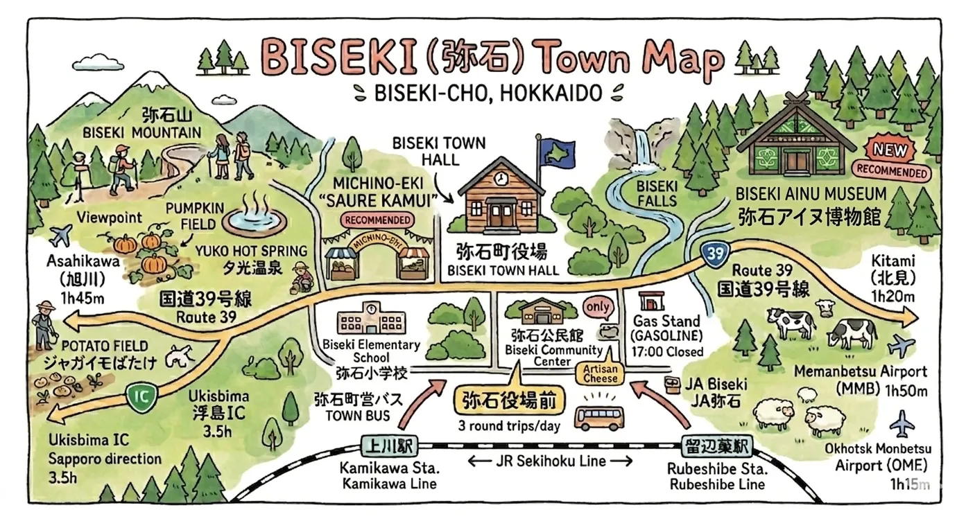 弥石町手描きマップ